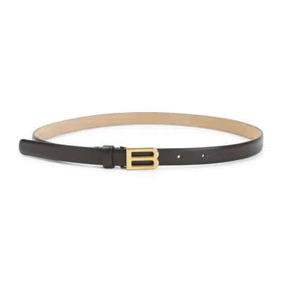 Balenciaga Moka Bolero B Belt In Black