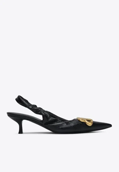 Balenciaga Monaco 50 Bb Logo Slingback Pumps