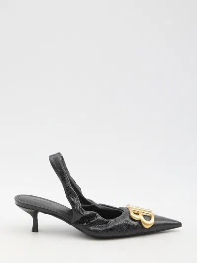 BALENCIAGA MONACO 50MM SLINGBACK PUMPS