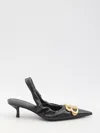 Balenciaga Monaco 50mm Slingback Pumps In Black