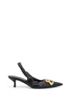 Balenciaga Monaco 50mm Slingback Pumps In Black