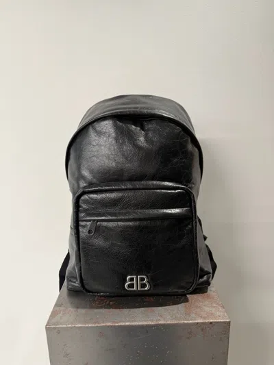 Balenciaga Monaco Backpack In Black
