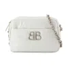 Balenciaga Monaco Camera Xs Shoulder Bag In White