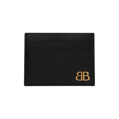 Pre-owned Balenciaga Monaco Card Holder 'black' | Men's Size Onesize