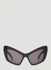 Balenciaga Bb Acetate Cat-eye Sunglasses In Black