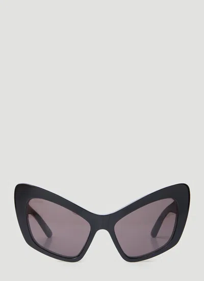 Balenciaga Monaco Cat Sunglasses In Gold