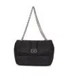 Balenciaga Monaco Chain Handbag In Black