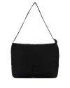 Balenciaga Black Fabric Monaco Shopping Bag In Black