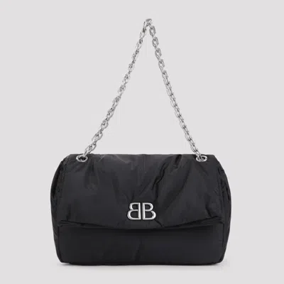 Balenciaga Monaco M Chain Bag In Black