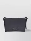 Balenciaga Nylon Monaco Shoulder Bag In Black