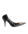Balenciaga Monaco Pointed High Heels In Black