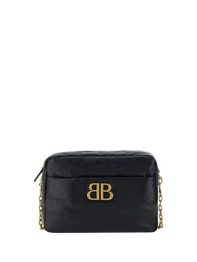Balenciaga Monaco Shoulder Bag In Black