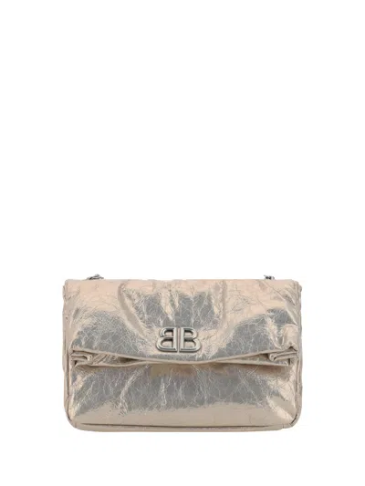 Balenciaga Monaco Shoulder Bag In Neutral