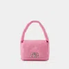 Balenciaga Pink Calfskin Monaco Sling S Shoulder Bag In Pink