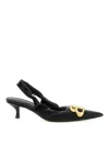 Balenciaga Monaco 50mm Slingback Pumps In Black