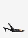 Balenciaga Monaco 50mm Slingback Pumps In Rear Flange