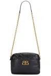 Balenciaga Monaco Camera Bag In Black