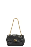 Balenciaga Monaco Small Chain Shoulder Bag In Black