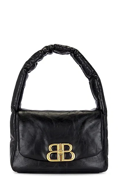 Balenciaga Monaco Small Sling Bag In Black