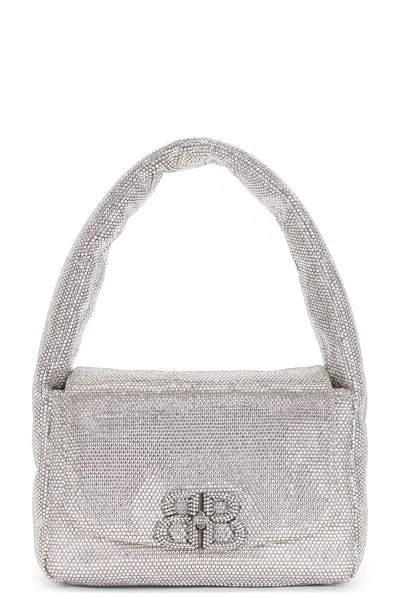 Balenciaga Monaco Small Sling Shoulder Bag In Grey