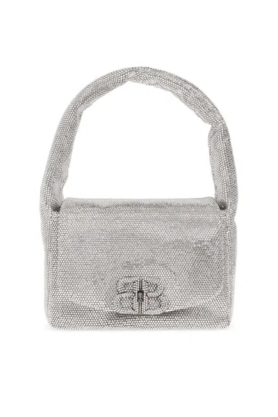 Balenciaga Monaco Small Sling Shoulder Bag In Grey