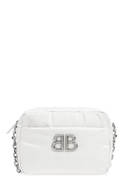 Balenciaga Monaco Xs Camera Bag In White