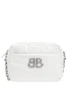 Balenciaga Monaco Camera Xs Shoulder Bag In White