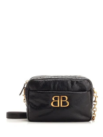 Balenciaga Monaco Xs Crossbody Bags Black