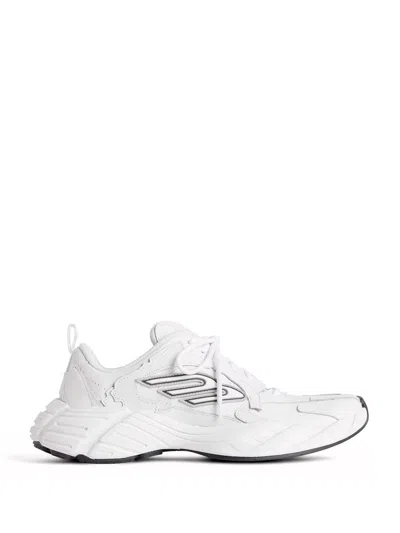 BALENCIAGA BALENCIAGA MONDAY COWSKIN AND POLYESTER SNEAKERS SHOES