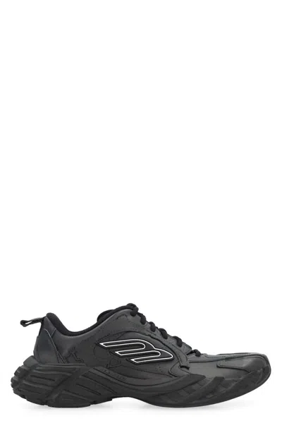 Balenciaga Monday Leather And Fabric Low-top Sneakers