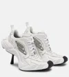 Balenciaga Monday Leather Sneaker Pumps In White
