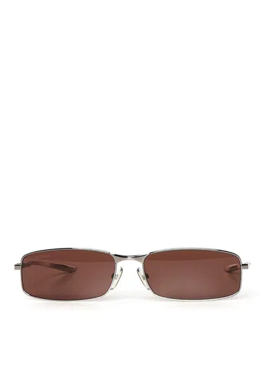 Balenciaga Monday Rec Sunglasses In Brown