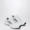 Balenciaga White Cowskin And Polyester Monday Shoe Sneakers