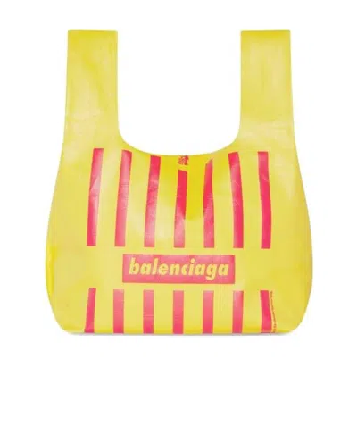 Balenciaga Monday Shopper Tote In Yellow