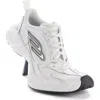 Balenciaga Monday Leather Sneaker Pumps In Multi