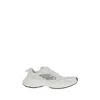 Balenciaga White Cowskin And Polyester Monday Shoe Sneakers