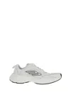 Balenciaga White Cowskin And Polyester Monday Shoe Sneakers