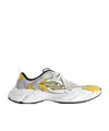 Balenciaga Monday Sneakers In Gray, White, Yellow And Black