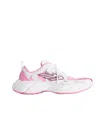 Balenciaga White Leather Monday Sneakers In Pink