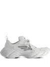 Balenciaga Monday Suede Inserts Chunky Sole Sneaker In White