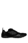 Balenciaga Black Canvas And Corduroy Monday Ultra Sneakers