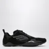 Balenciaga Black Canvas And Corduroy Monday Ultra Sneakers In Multi