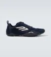 Balenciaga Men Monday Ultra Sneakers With Velvet Inserts In Multi