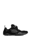 Balenciaga Black Canvas And Corduroy Monday Ultra Sneakers In Black