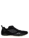Balenciaga Black Canvas And Corduroy Monday Ultra Sneakers In Multi