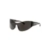 Balenciaga Mono Cat Sunglasses In Black