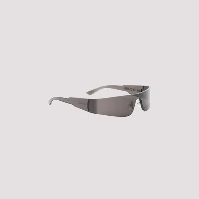 Balenciaga Mono Rec Sunglasses In Black Polyamide