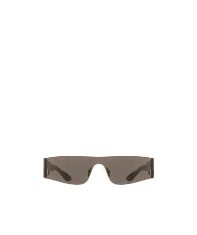 Balenciaga Mono Rectangular-frame Sunglasses In Green