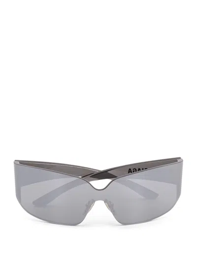 Balenciaga Mono Square Acetate Sunglasses In Brown