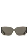 Balenciaga Wraparound Square Frame Sunglasses